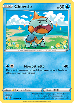 Chewtle 038/185 Reverse NM (ITA)