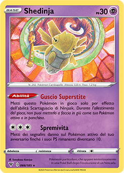 Shedinja 066/185 Reverse NM (ITA)