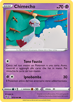 Chimecho 072/185 Reverse NM (ITA)