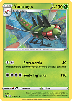 Yanmega 007/185 Reverse NM (ITA)