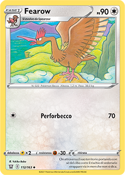 Fearow 112/163 Reverse NM (ITA)
