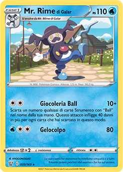 Mr. Rime di Galar 035/163 NM (ITA)