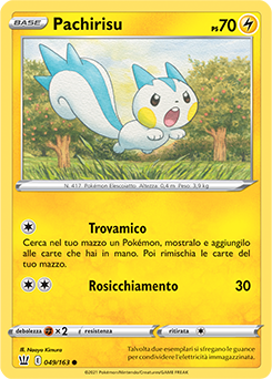 Pachirisu 049/163 Reverse NM (ITA)
