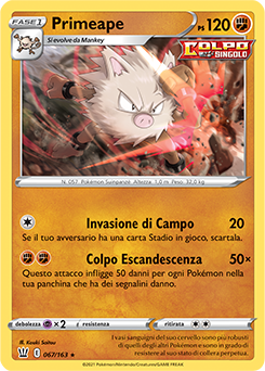 Primeape 067/163 NM (ITA)