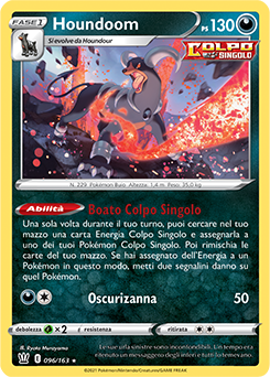Houndoom 096/163 NM (ITA)