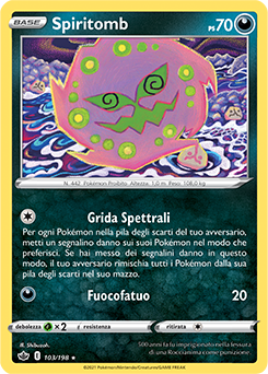 Spiritomb 103/198 Reverse NM (ITA)