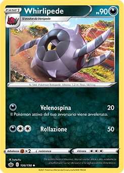 Whirlipede 106/198 Reverse NM (ITA)