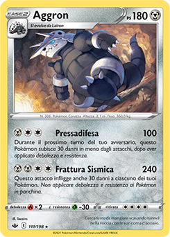 Aggron 111/198 Reverse NM (ITA)