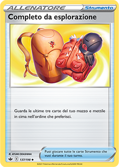 Completo da esplorazione 137/198 Reverse NM (ITA)