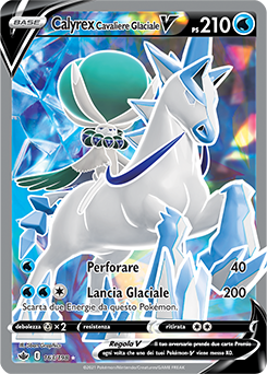 Calyrex Cavaliere Glaciale-V 163/198 NM (ITA)