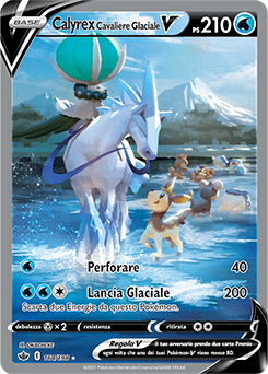 Calyrex Cavaliere Glaciale-V 164/198 NM (ITA)