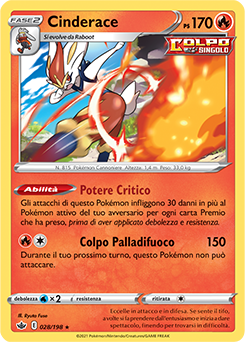 Cinderace 028/198 Reverse NM (ITA)