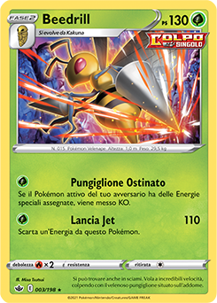 Beedrill 003/198 Reverse NM (ITA)