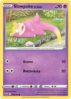 Slowpoke di Galar 054/198 Reverse NM (ITA)