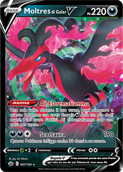 Moltres di Galar-V 097/198 NM (ITA)