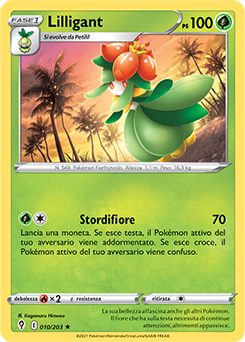 Lilligant 010/203 Reverse NM (ITA)