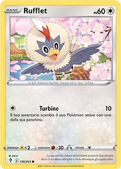 Rufflet 136/203 Reverse NM (ITA)