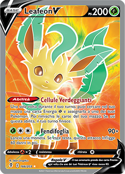Leafeon-V 166/203 NM (ITA)