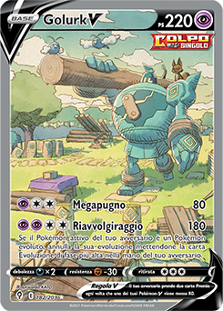 Golurk-V 182/203 NM (ITA)
