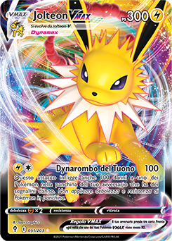 Jolteon-VMAX 051/203 NM (ITA)