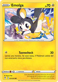 Emolga 057/203 Reverse NM (ITA)