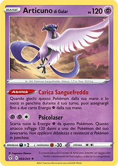 Articuno di Galar 063/203 Reverse NM (ITA)