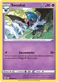 Swoobat 069/203 Reverse NM (ITA)