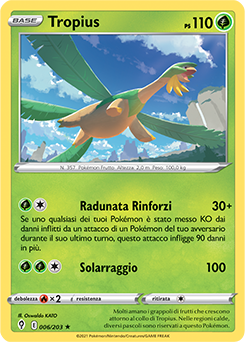 Tropius 006/203 Reverse NM (ITA)