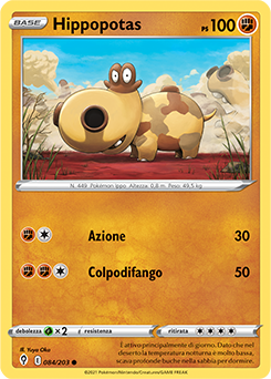 Hippopotas 084/203 NM (ITA)