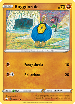 Roggenrola 086/203 NM (ITA)