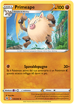 Primeape 134/264 NM (ITA)
