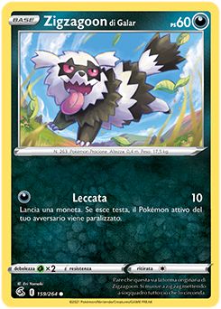Zigzagoon di Galar 159/264 NM (ITA)