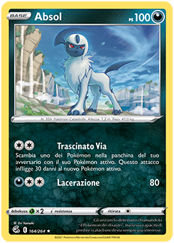 Absol 164/264 Reverse NM (ITA)