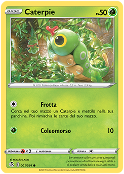 Caterpie 001/264 Reverse NM (ITA)