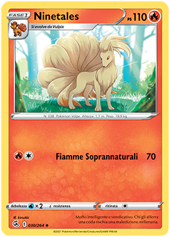 Ninetales 030/264 Reverse NM (ITA)
