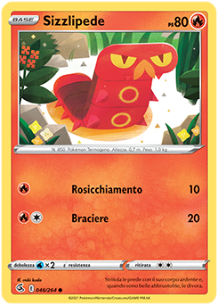Sizzlipede 046/264 Reverse NM (ITA)