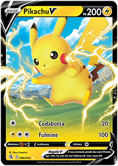 Pikachu-V 086/264 NM (ITA)