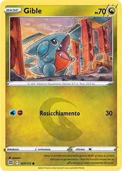 Gible 107/172 Reverse NM (ITA)