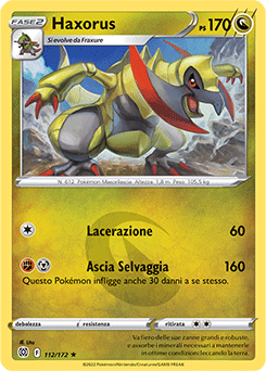 Haxorus 112/172 Reverse NM (ITA)
