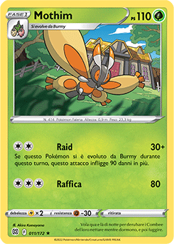 Mothim 011/172 Reverse NM (ITA)