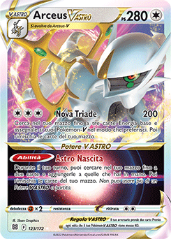 Arceus-V ASTRO 123/172 NM (ITA)