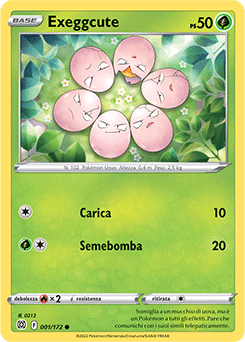 Exeggcute 001/172 Reverse NM (ITA)