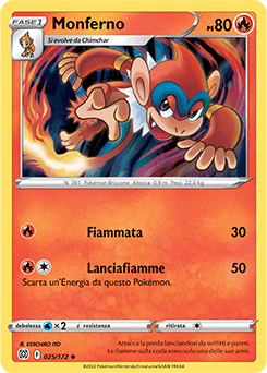 Monferno 025/172 Reverse NM (ITA)