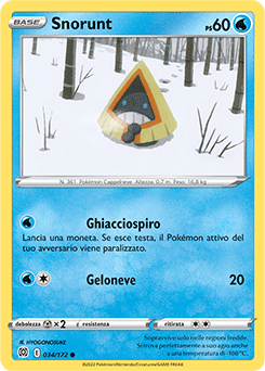 Snorunt 034/172 Reverse NM (ITA)