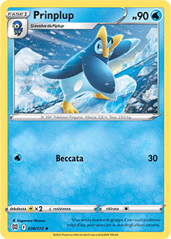 Prinplup 036/172 Reverse NM (ITA)
