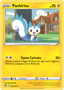 Pachirisu 052/172 Reverse NM (ITA)