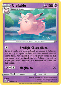 Clefable 054/172 Reverse NM (ITA)