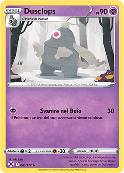 Dusclops 061/172 Reverse NM (ITA)