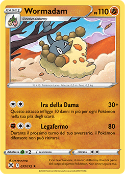 Wormadam 077/172 Reverse NM (ITA)
