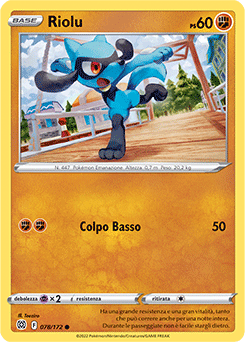 Riolu 078/172 Reverse NM (ITA)